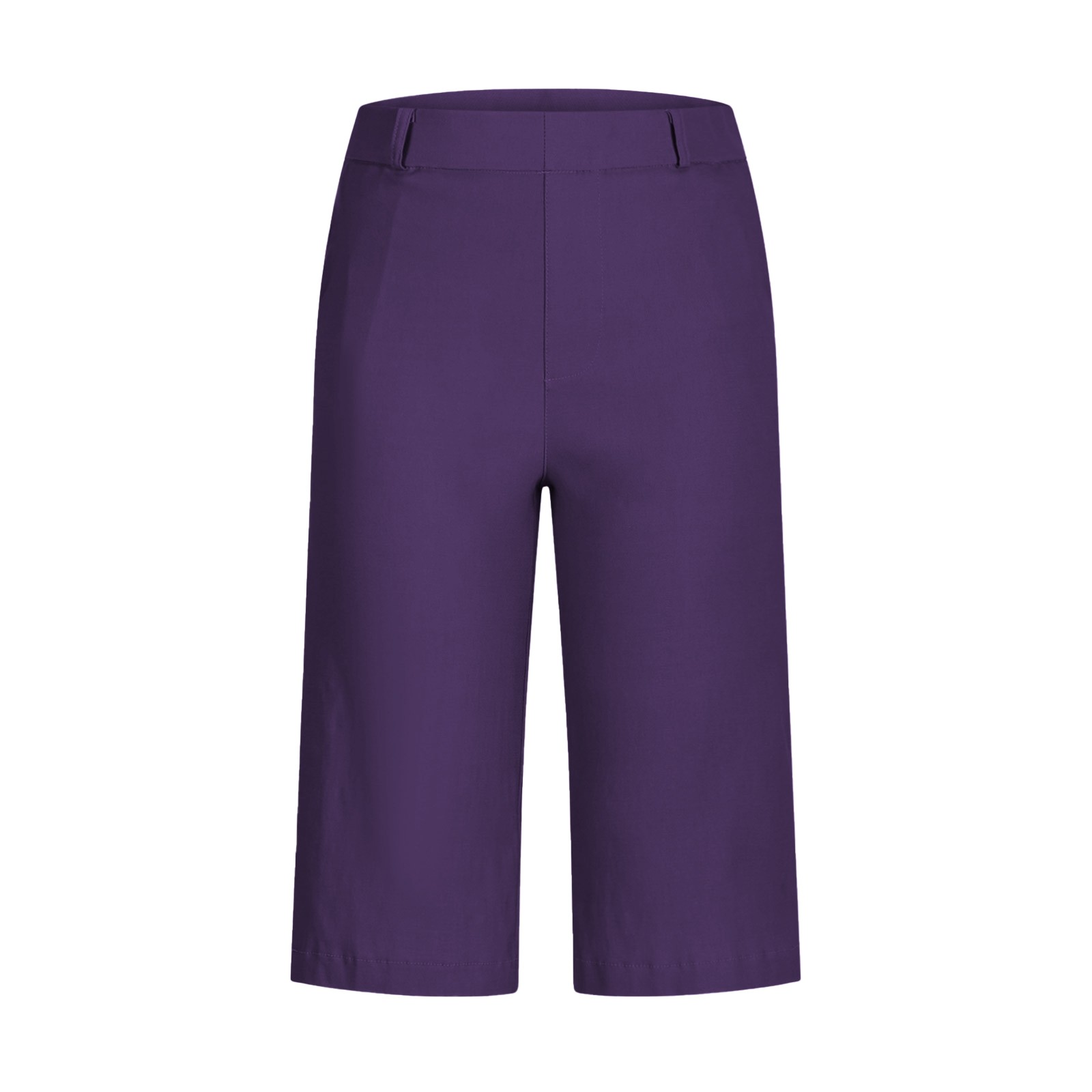 thumbnail image 4 of Leggings de sarga elásticos de cinco octavos para mujer: pantalones informales de pierna recta, cómodos para el uso diario, disponibles en colores lisos., 4 of 4